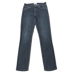 DU/ER Women's Straight Leg Jeans - Dark Blue